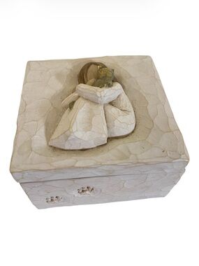 2/$10 Willow Tree “Comfort” Trinket Box by Demdaco 2003 Susan Lordi